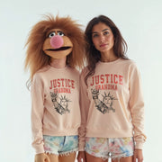 Two women wearing matching 