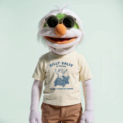Dilly Dally by Nature – Raccoon on Turtle T-Shirt - Funky Punkies
